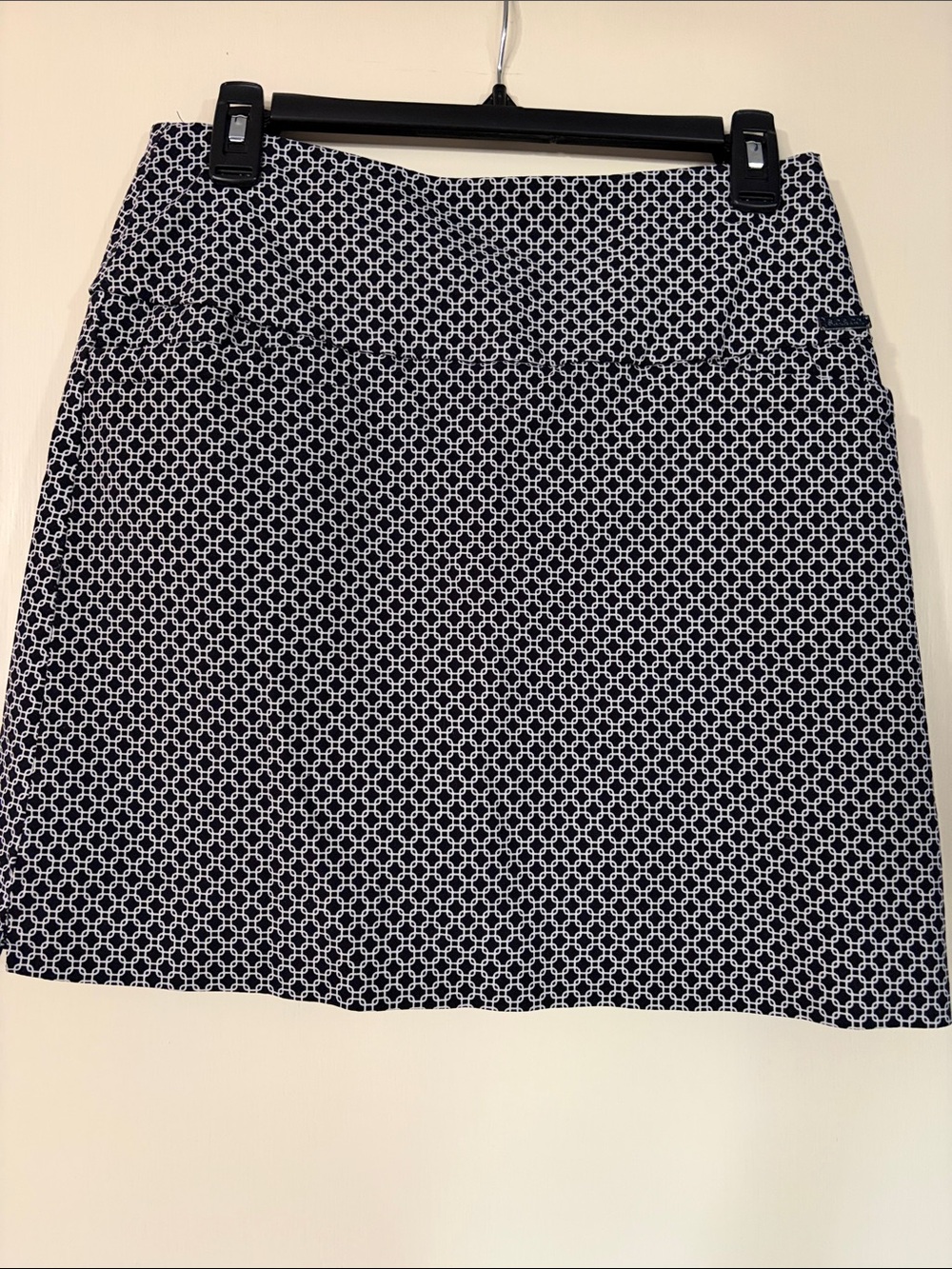 S.C & Co Black & White Mini Skort